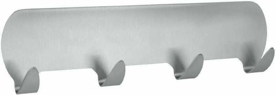 Metaltex 2696.478785 Кука Баня 4 Места ​15x15см Inox Сребрист
