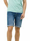 Herrenshorts Jeans Blau