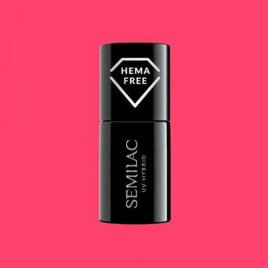 Semilac Classic Хибриден Лак за Нокти 435 Friendly Magenta 7мл 1бр