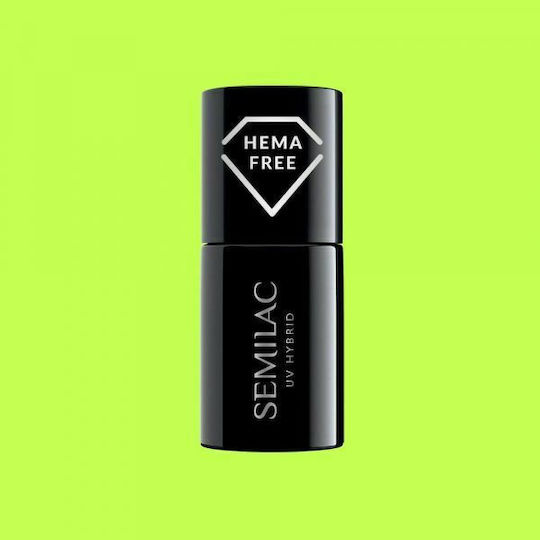 Semilac Classic Хибриден Лак за Нокти 440 Energetic Lime 7мл 1бр