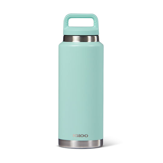 Igloo Stainless Steel Thermos Bottle 1.065L Light Blue Aqua
