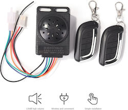 WheelnWater Συναγερμός Μηχανής Universal Keyless 36V-72V