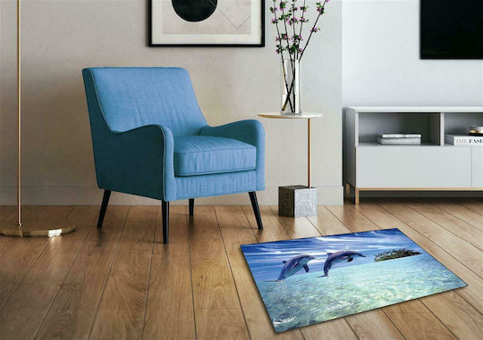 Dimcol Antiderapant Covoraș de Baie Dolphins 260 33463058004 Colorat 50x85buc