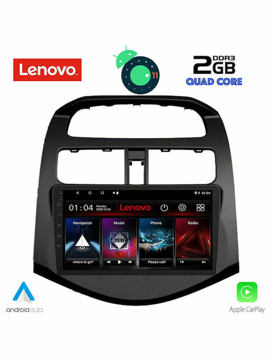 Lenovo Ηχοσύστημα Αυτοκινήτου για Chevrolet Spark 2009-2015 (Bluetooth/USB/AUX/WiFi/GPS) με Οθόνη Αφής 9"