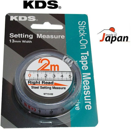 KDS Adhesive Tape Measure 13mm x 2m