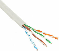 18401 U/UTP Cat.5e Мрежов Кабел Ethernet 305м Бял