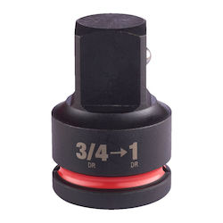 Milwaukee Shockwave Αντάπτορας Αέρος με Υποδοχή 3/4'' και Έξοδο 1''