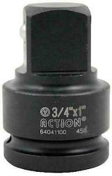 Action Αντάπτορας Αέρος με Υποδοχή 3/4'' και Έξοδο 1''