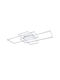 GloboStar Quadra Ceiling Mount Light 105cm White with Integrated LED and Remote Control