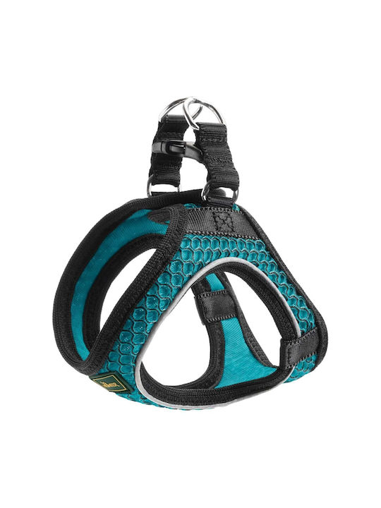 Hunter Dog Harness Vest Hilo Comfort Mesh Turquoise Large / Medium 65-70cm 012184