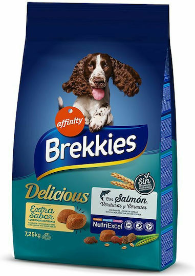 Affinity Brekkies Tender & Delicious 7.25kg Dry Food for Adult Dogs with Salmon