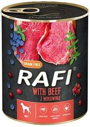 Dolina Noteci Rafi Wet Food Dogs in Cans with Calf Grain-Free 800gr