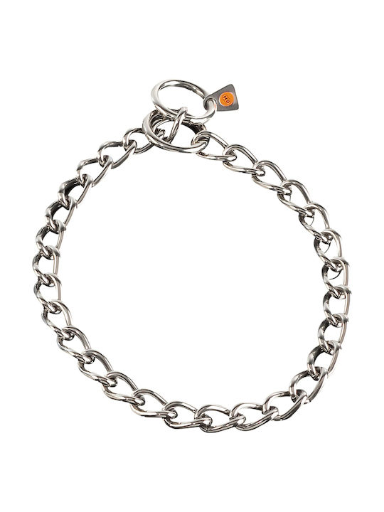 Sprenger Edelstahl Würgehalsband Kette in Silber Farbe 4mm x 65cm Sprenger Edelstahl Würgehalsband Kette in Silber Farbe 4mm x 65cm