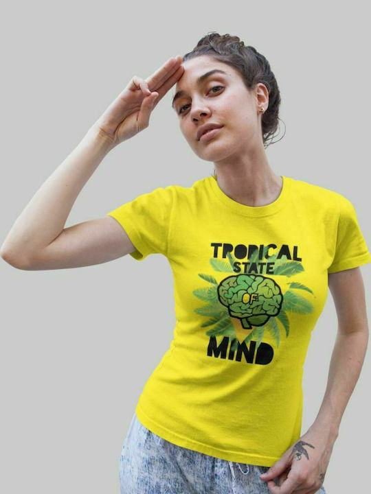 Tropische Gemütsverfassung w t-shirt - LEMON