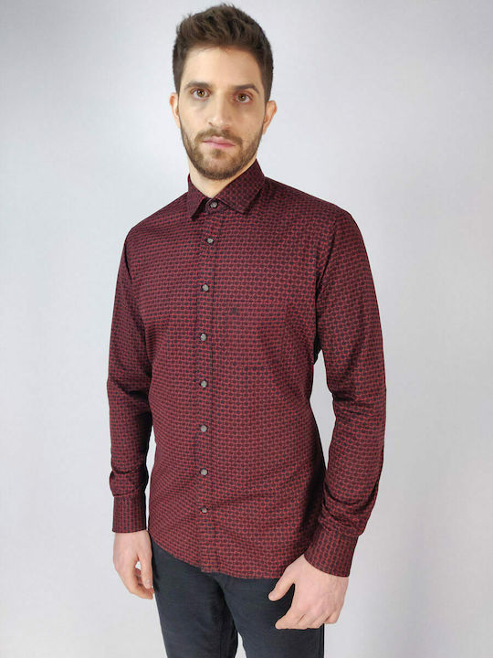 Long-sleeved Shirt Burgundy