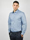 Venti Men's Shirt Long Sleeve Light Blue