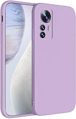 Bodycell Square Liquid Silicone Back Cover Light Violet (Xiaomi 12 / 12X)