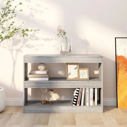 Bibliothek Grau / Sonoma 100x30x72cm