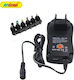 Andowl Q-CD16P Универсално Захранващо Блокче с Регулируемо Напрежение 3 до 9V с Мощност 45W с 6 Букси