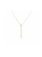 Gold Bar Necklace 14K