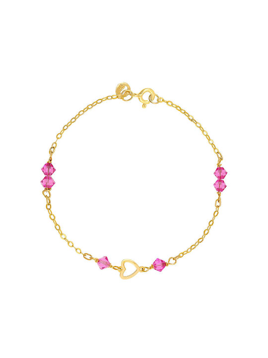 Children's bracelet Gold K14 IPB-20437