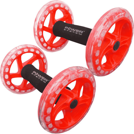 Power System 4065 pow063 Roți pentru Abdomen 2pcs Roșu