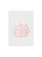 Mayoral Kids Quilted Jacket short with Lining & Protection Hood Pink