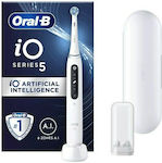 Oral-B IO Series 5 Periuță de dinți electrică cu senzor de presiune și husă de călătorie White