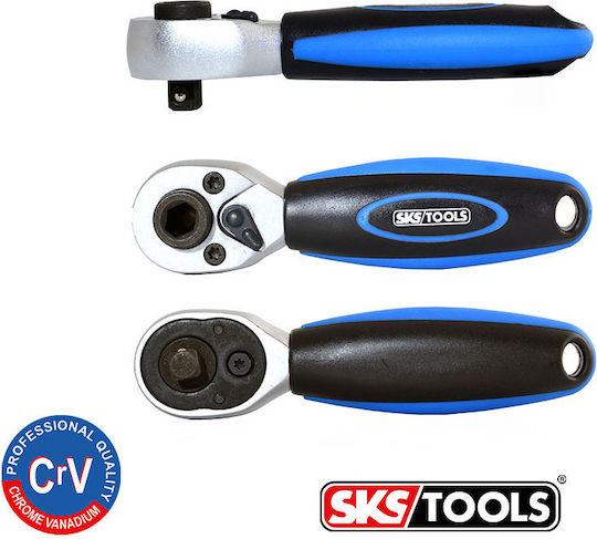 SKS Tools Καστάνια 72 Δοντιών με Καρέ 1/4"