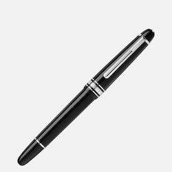 Mont Blanc Meisterstuck Black Fountain Pen Med Πένα Γραφής Μαύρη