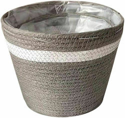JK Home Decoration Decorațiune Coș de Grădină Din paie S/3 27x20cm-24x18cm 27x20cm-24x18cm 56778