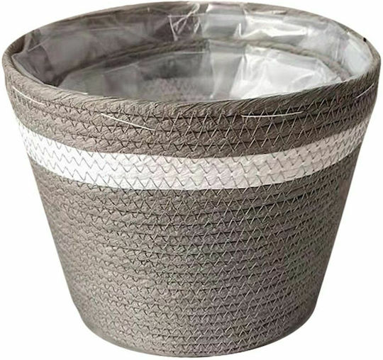 JK Home Decoration Διακοσμητικό Καλάθι Κήπου Ψάθινο S/3 27x20cm-24x18cm 56778