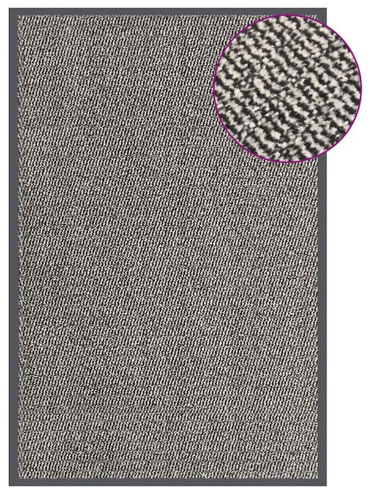 vidaXL Entrance Mat Carpet with Anti-slip Backing Open Café 80x120cm