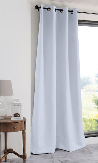 Perdea Opacă Cu Capse S-F Notte Vapeur 140x280 cm