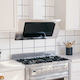 vidaXL Каминен аспиратор 90см Inox