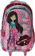 Graffiti School Bag Trolley Elementary, Elementary Multicolour with Water Bottle Holder 30Liters