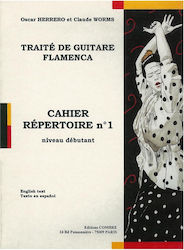Editions Combre Herrero & Worms - Traite de Guitare Flamenca Cahier Repertoire No.1 Μέθοδος Εκμάθησης για Κιθάρα STO-