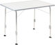 Dukdalf Table Aluminum for Camping Foldable 100x68x10cm White