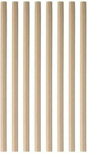 Tessera Kraft Strohhalme 500Stück