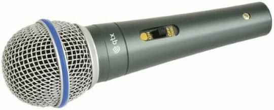 Citronic DM15 Δυναμικό Microphone XLR Handmade for Vocals in Gray Color