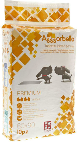 Ferribiella Asssorbello Premium Dog Floor Diapers 60x60cm 10pcs