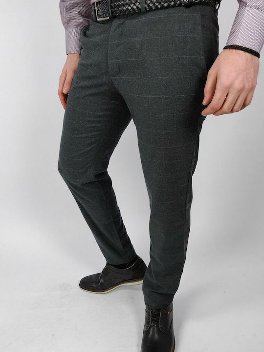 Boss 20 LC01-00005 Herrenhosen Chinos Schlank Fit Grau
