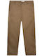 Kids Trousers Chino Fabric Tabac Brown