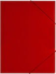Ντοσιέ χάρτινο λάστιχο Α4 κόκκινο 24x32cm 18-109 1 τεμάχιο
