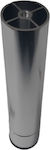 JGS S.A. CH0919 Metallic Cylindrical Nickel Foot Height 20cm