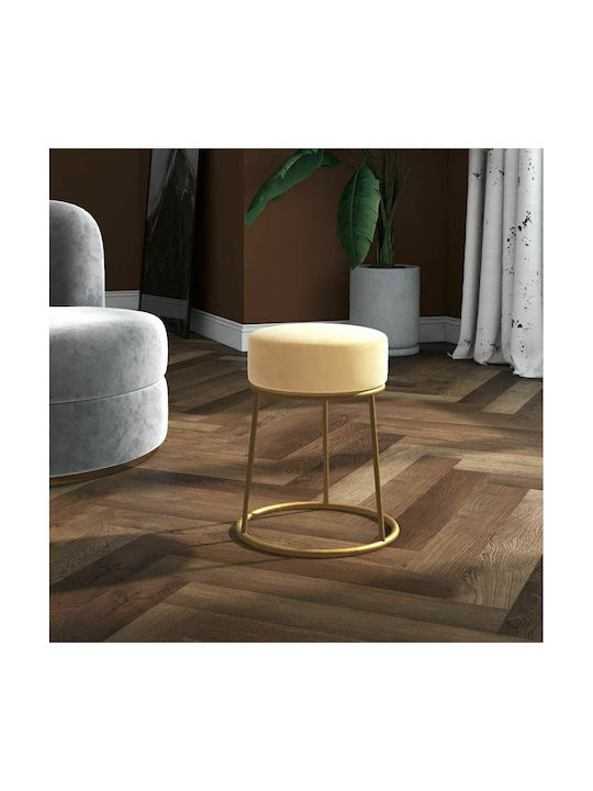 Stool For Living Room Upholstered with Velvet H...