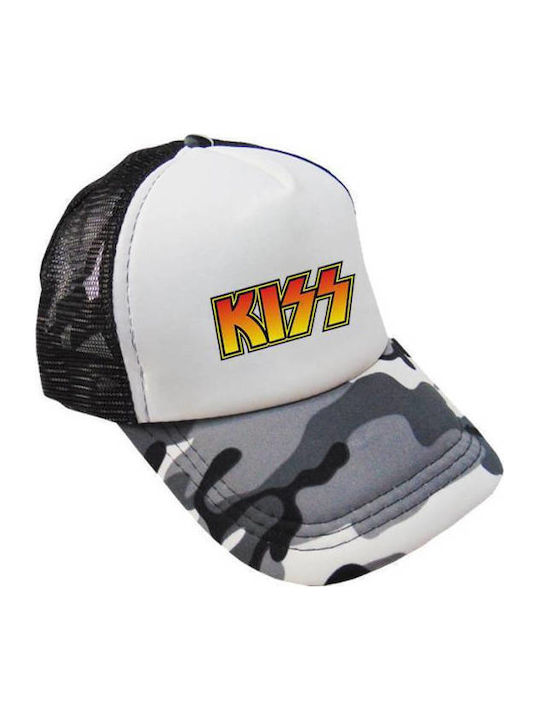 Takeposition Kiss Logo Jockey mit Netz Gray Camo