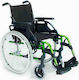 Sunrise Medical Breezy Style Standard 24" Scaun Cu Rotile 24" Pliabil Tip De Lumină Cu Roți Gonflabile 45.5cm Verde Măr