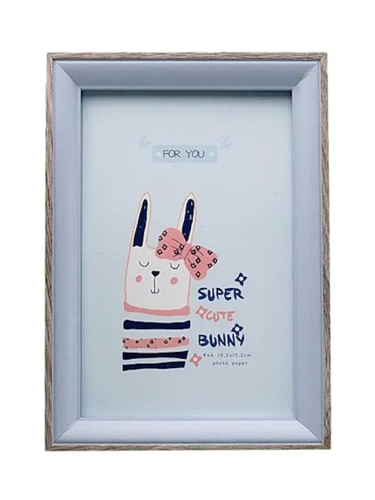 Etoile Wooden Photo Frame with White Frame