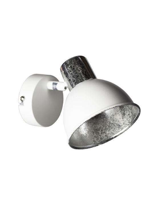 Avide Eterna ABWL-1XE14-ETER Single Spot with Socket E14 in White Color